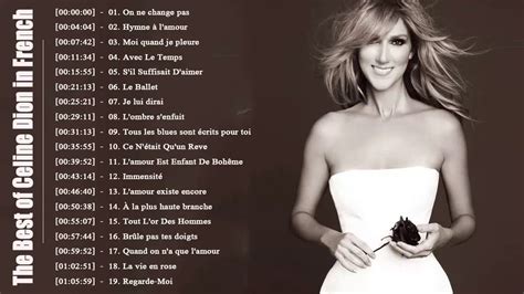 chansons celine dion|Celine Dion chanson francaise.